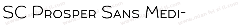 SC Prosper Sans Medi字体转换
